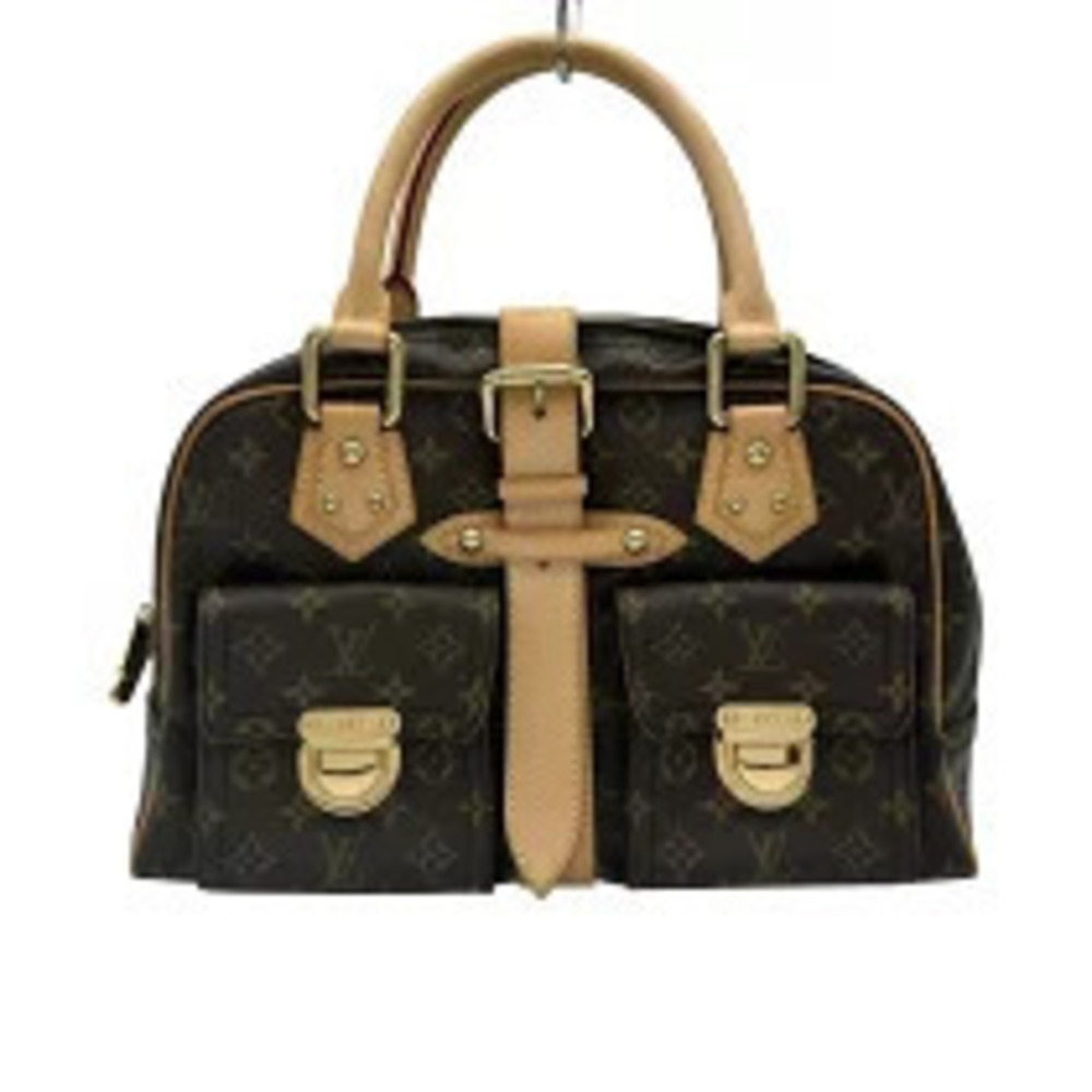 Louis Vuitton Manhattan Brown Monogram Canvas Tote Bag
